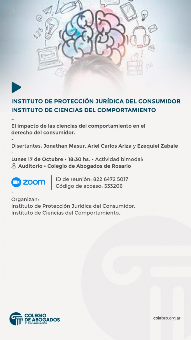 El impacto de las ciencias del comportamiento en el derecho del consumidor - 17/10/2022